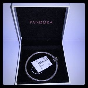 NWT 7.5" AUTHENTIC Silver Pandora bracelet